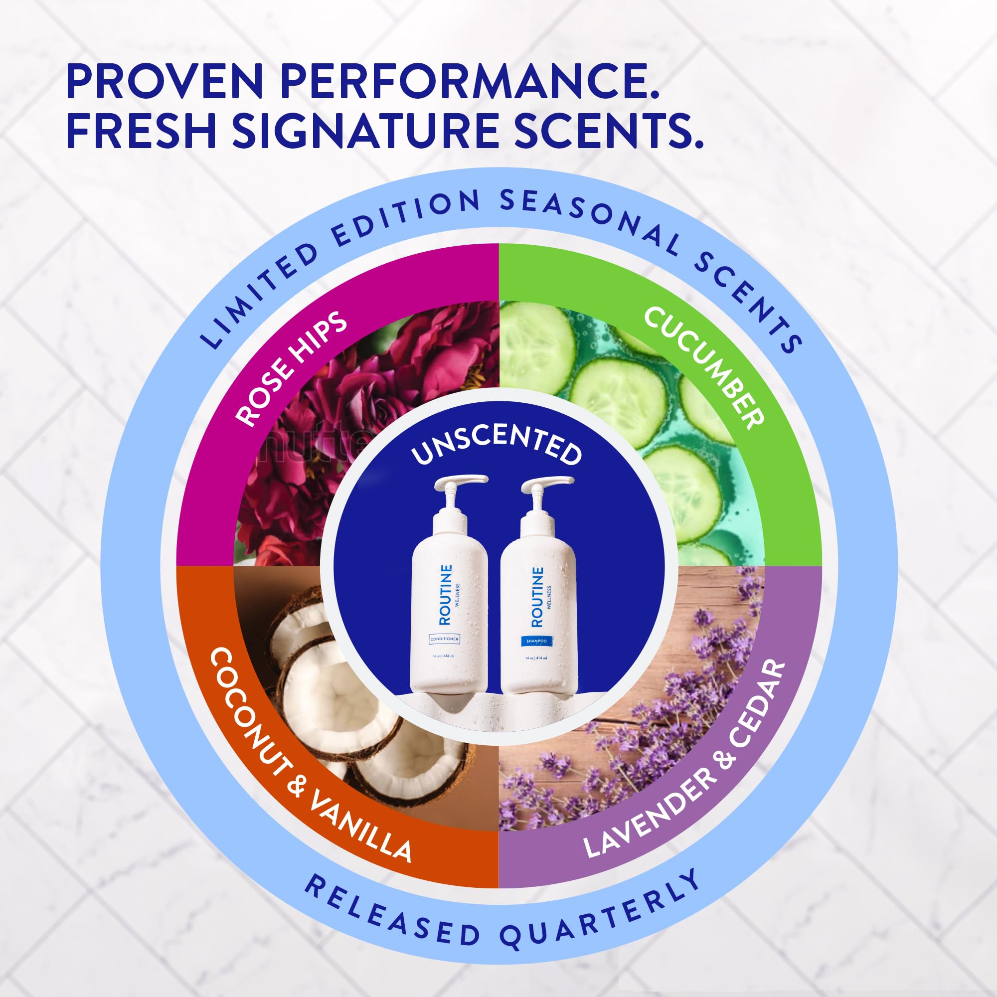Champú Routine Wellness: color seguro para cabello tratado.