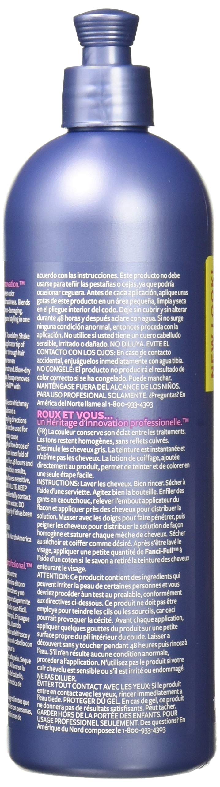 Roux Fanci-Full aporta brillo y mayor manejabilidad al cabello.