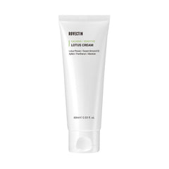 Crème Lotus Apaisante Rovectin en flacon, hydratation légère pour peau sensible.
