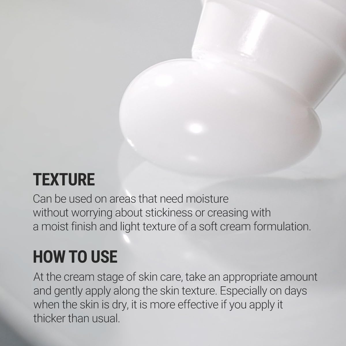 Crème Rovectin dermatologiquement testée, adaptée à tous les types de peau.