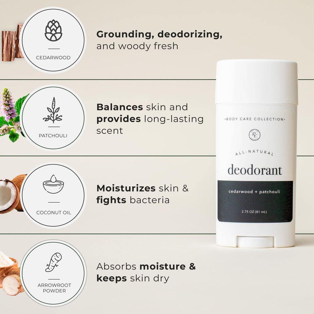 Rowe Casa Organics Desodorante Cedro-Patchouli: textura suave para piel sensible
