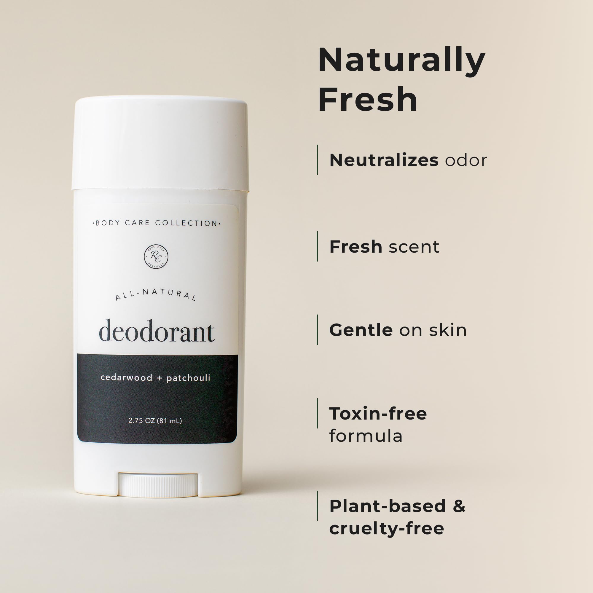 Rowe Casa Organics Desodorante Cedro-Patchouli: producto unisex para hombres y mujeres
