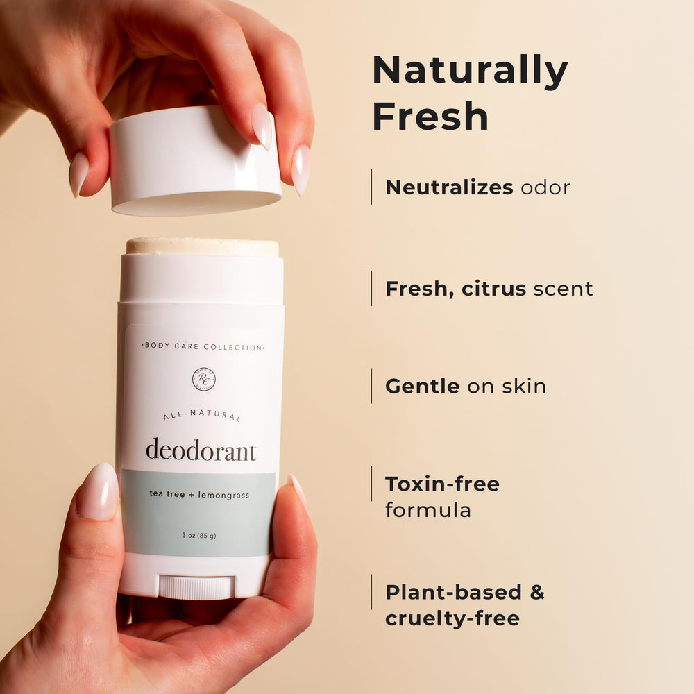 Rowe Casa Organics desodorante natural aroma cítrico que invita a la rutina.