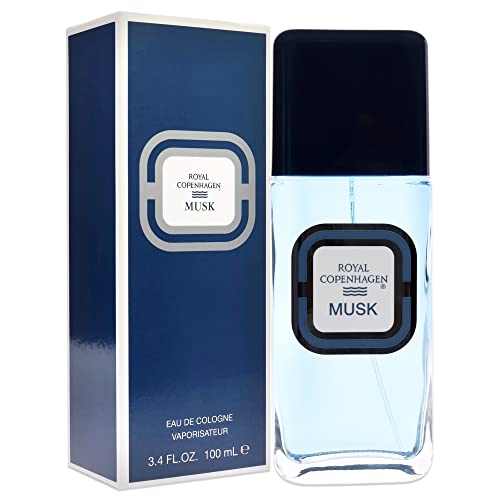 Royal Copenhagen Musk, aplicación diaria, aroma sobrio para situaciones informales