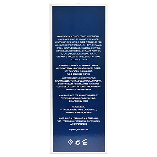 Royal Copenhagen Musk, notas olfativas elegantes, ideal para ocasiones nocturnas o casuales