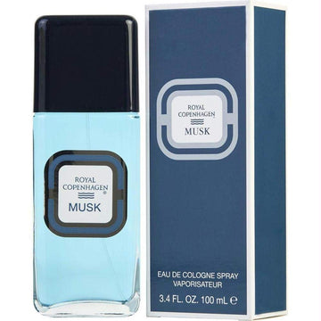 Royal Copenhagen Musk para Hombres, frasco elegante para uso diario y nocturno.