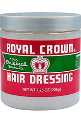 Royal Crown Cuidado Capilar: botella vertido para un peinado suave y brillo natural.