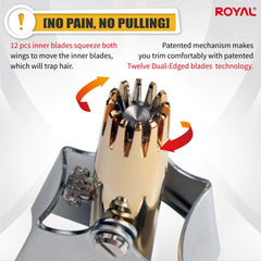 ROYAL Gold es manual, sin baterías, ideal para seguridad en aeropuertos.