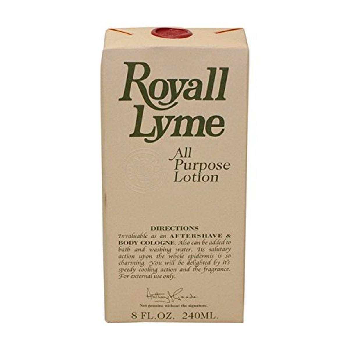 Royall Lyme loción post-afeitado para hombres, aroma masculino para uso diario