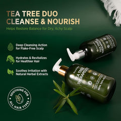 Roycederm champú árbol de té: espuma cremosa para una experiencia de lavado agradable.