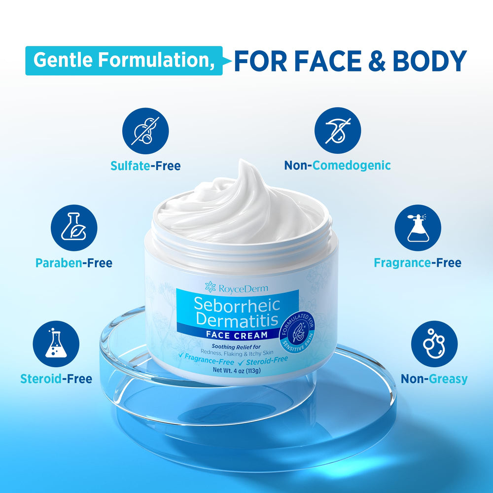 Roycederm envase 118 ml, práctico para uso diario.
