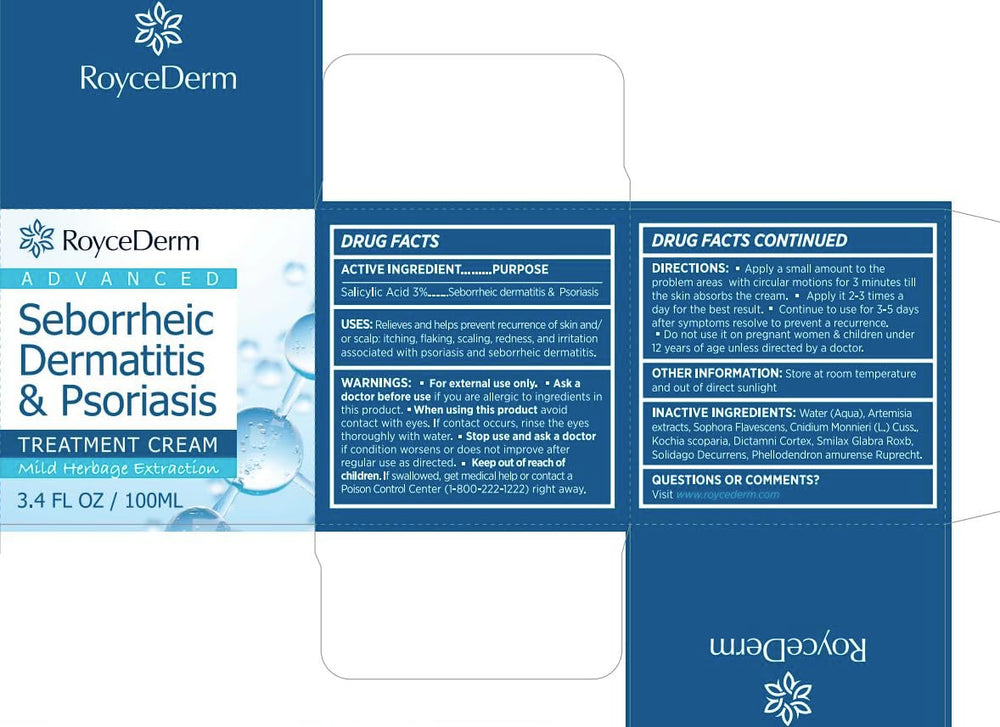 Roycederm kit de tratamiento para cuero cabelludo en casa.