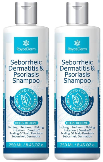 Roycederm Champú pack dos para dermatitis seborreica alivia la comezón