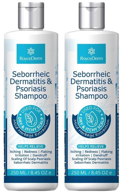 Roycederm Champú pack dos para dermatitis seborreica alivia la comezón