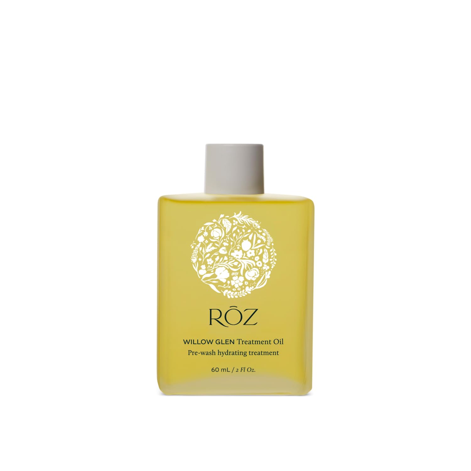 RŌZ Willow Glen Treatment Oil bottle shown for hair and scalp nourishment
