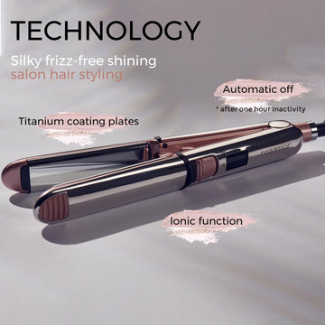 Rozamor diseño exterior curvado facilita crear rizos tras alisar