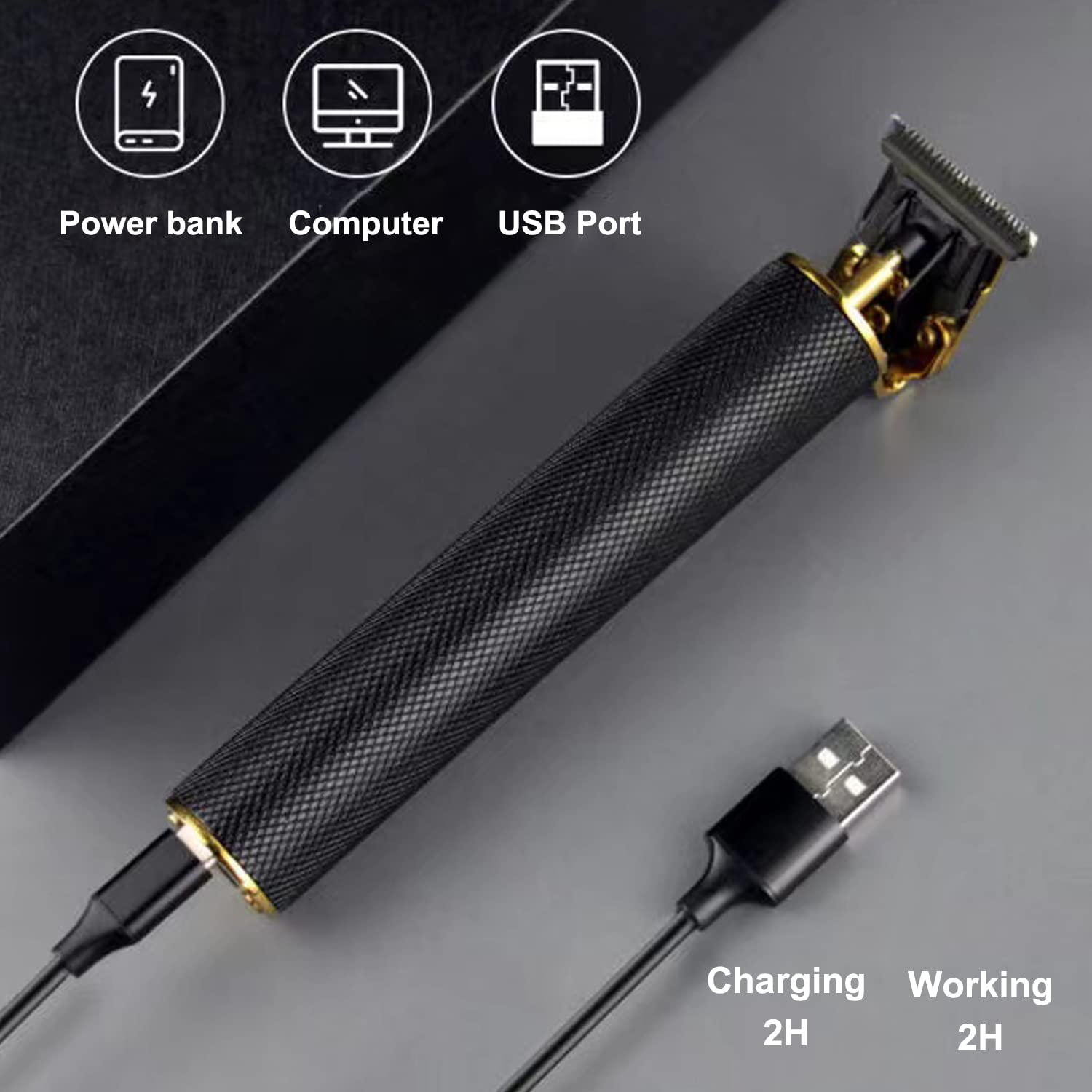 RQTYBUI cortadora con guía 3 mm para estilos medios
