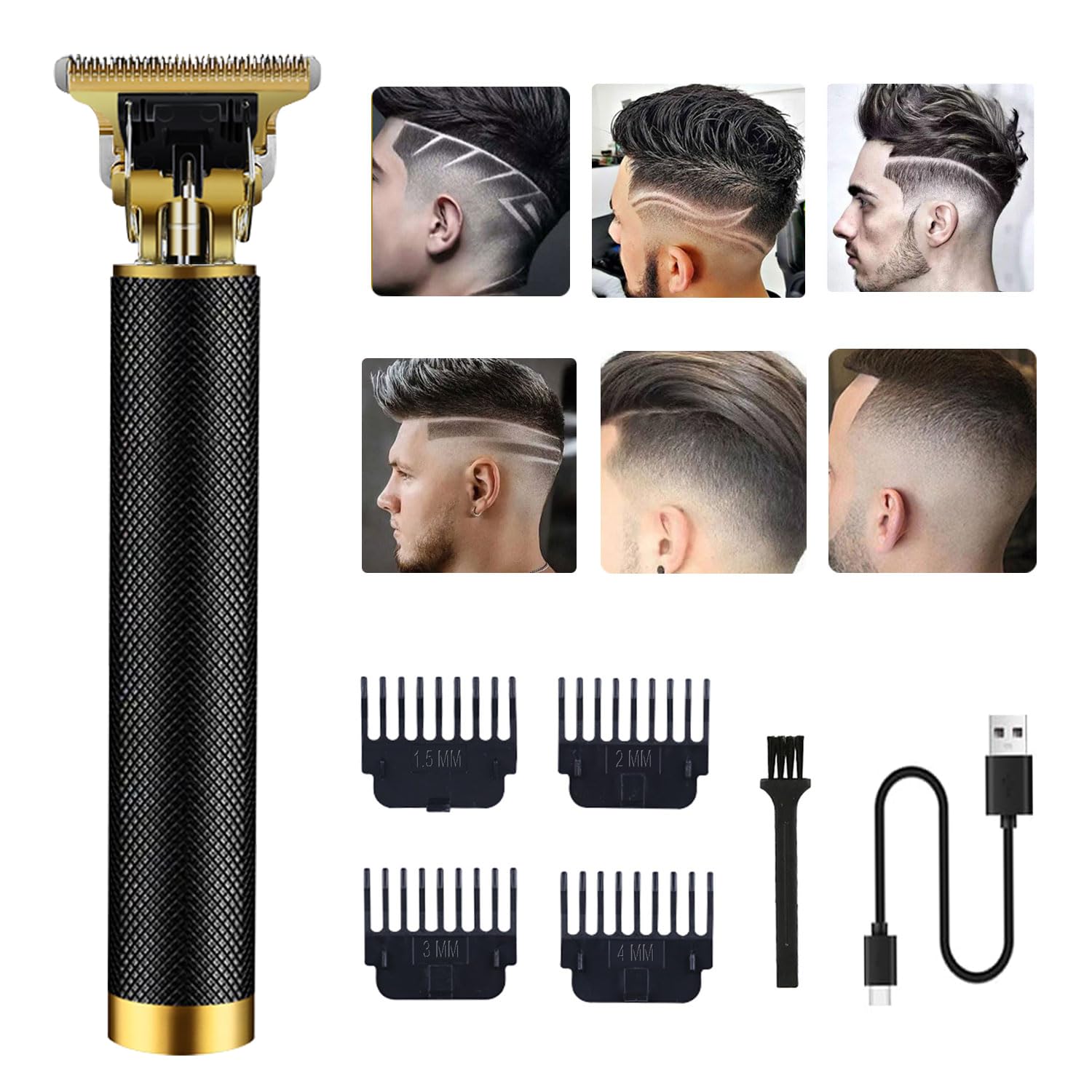 RQTYBUI cortadora de pelo para hombre inalámbrica, uso cómodo y flexible