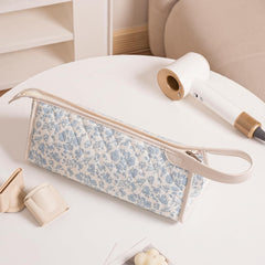 RSRSLEII bolsa para peinado con doble compartimento, ideal para plancha y rizador.