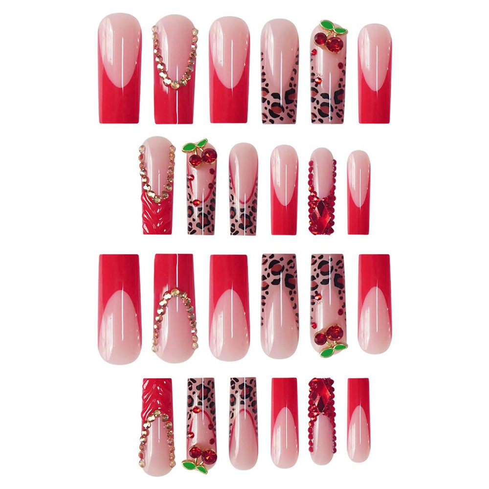 RTKHFZE kit 24 uñas presión acrílicas para cambios rápidos de estilo