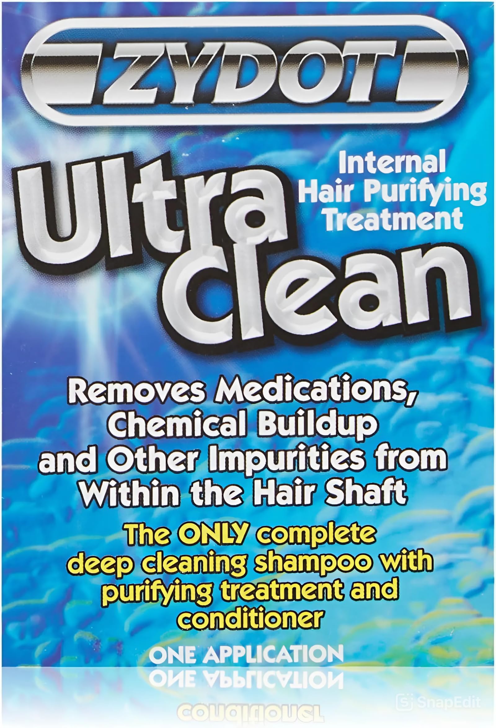 Segundo lavado con Zydot Ultra Clean para detoxificación capilar