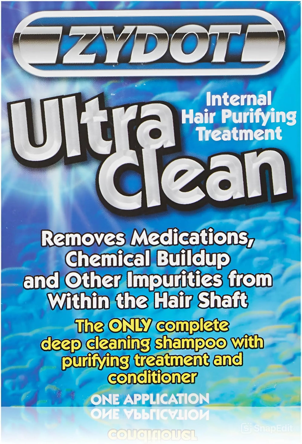 Segundo lavado con Zydot Ultra Clean para detoxificación capilar