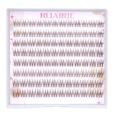 Ruairie efecto natural de pestañas marrones para realzar la mirada