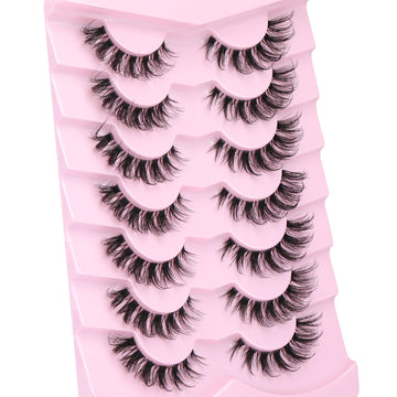 Ruairie Pestañas Falsas Mink Sintético 16 mm, 7 Pares — vista lateral del producto