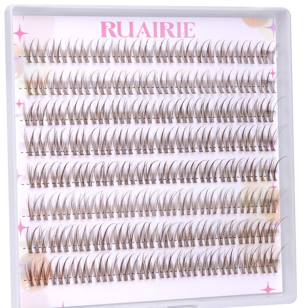 Ruairie racimos de pestañas 9 mm para look suave diario