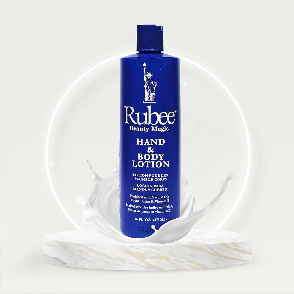 RUBEE Loción cuerpo, textura no grasa, uso diario recomendado