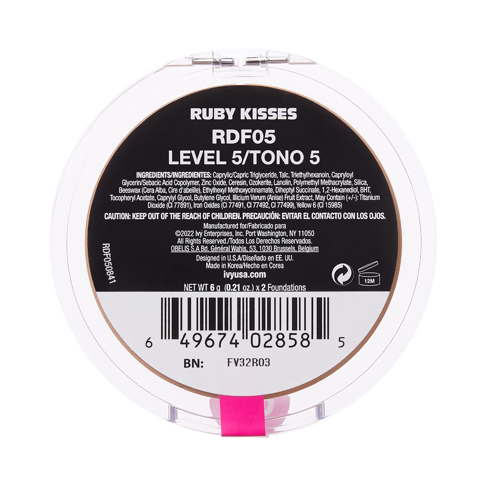 Ruby Kisses 3D Face Creator: producto multifunción para base y corrector.