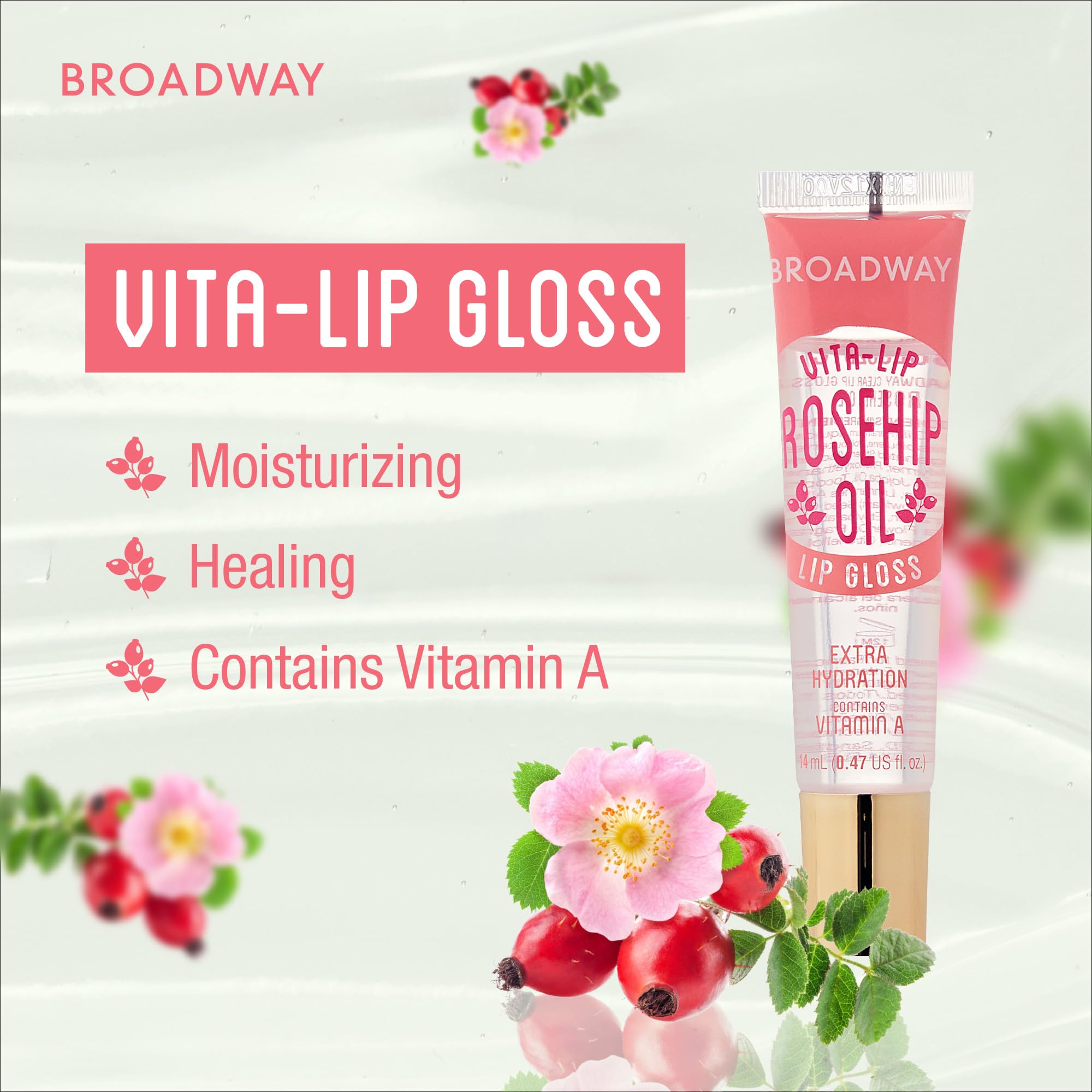 Aplicación suave sin pegajosidad gracias a Vita-Lip de Ruby Kisses.