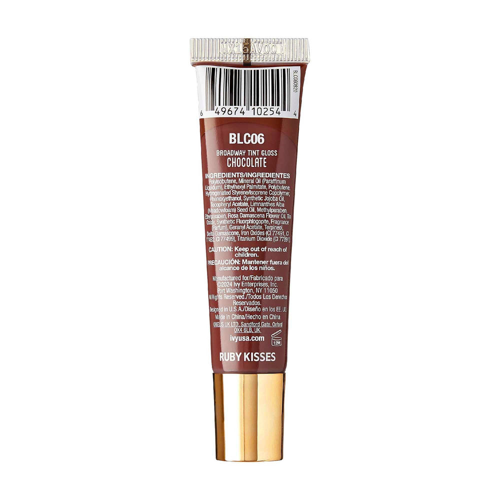 Ruby Kisses Broadway Vita-Lip estuche elegante, perfecto para regalo y transporte.