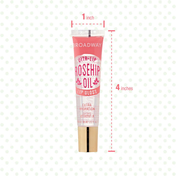 Ruby Kisses Broadway Vita-Lip Gloss Acabado no pegajoso, sensación suave.