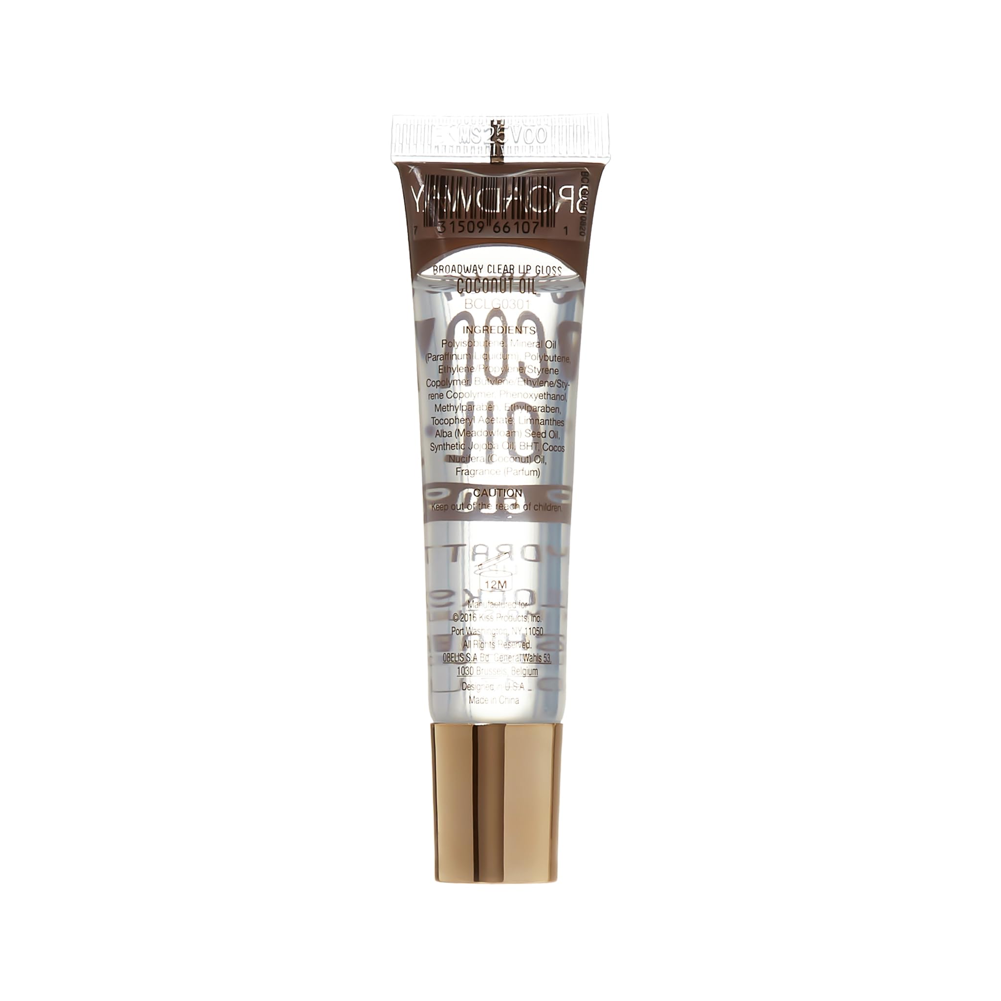 Uso sobre barra de labios para mayor brillo con Ruby Kisses Broadway Vita-Lip Gloss