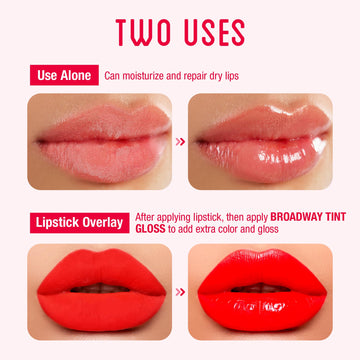 Ruby Kisses Broadway Vita-Lip tono chocolate, color suave que realza labios de forma sutil.