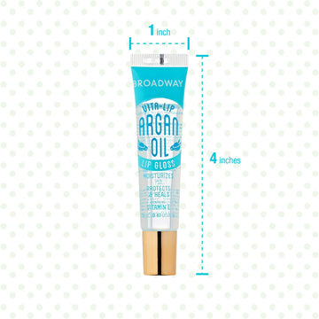 Ruby Kisses Broadway Vita-Lip gloss textura gel ligera y cómoda de usar.