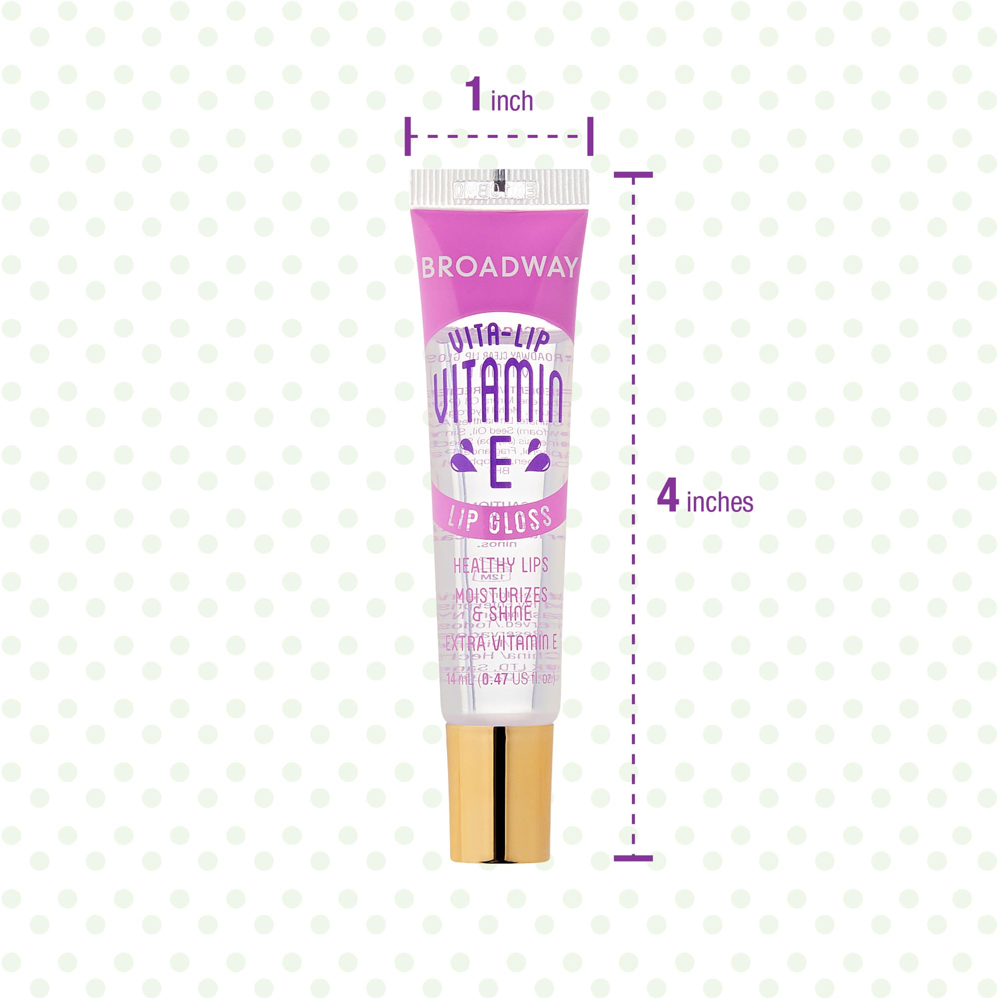 Ruby Kisses Broadway Vita-Lip acabado no pegajoso para uso diario