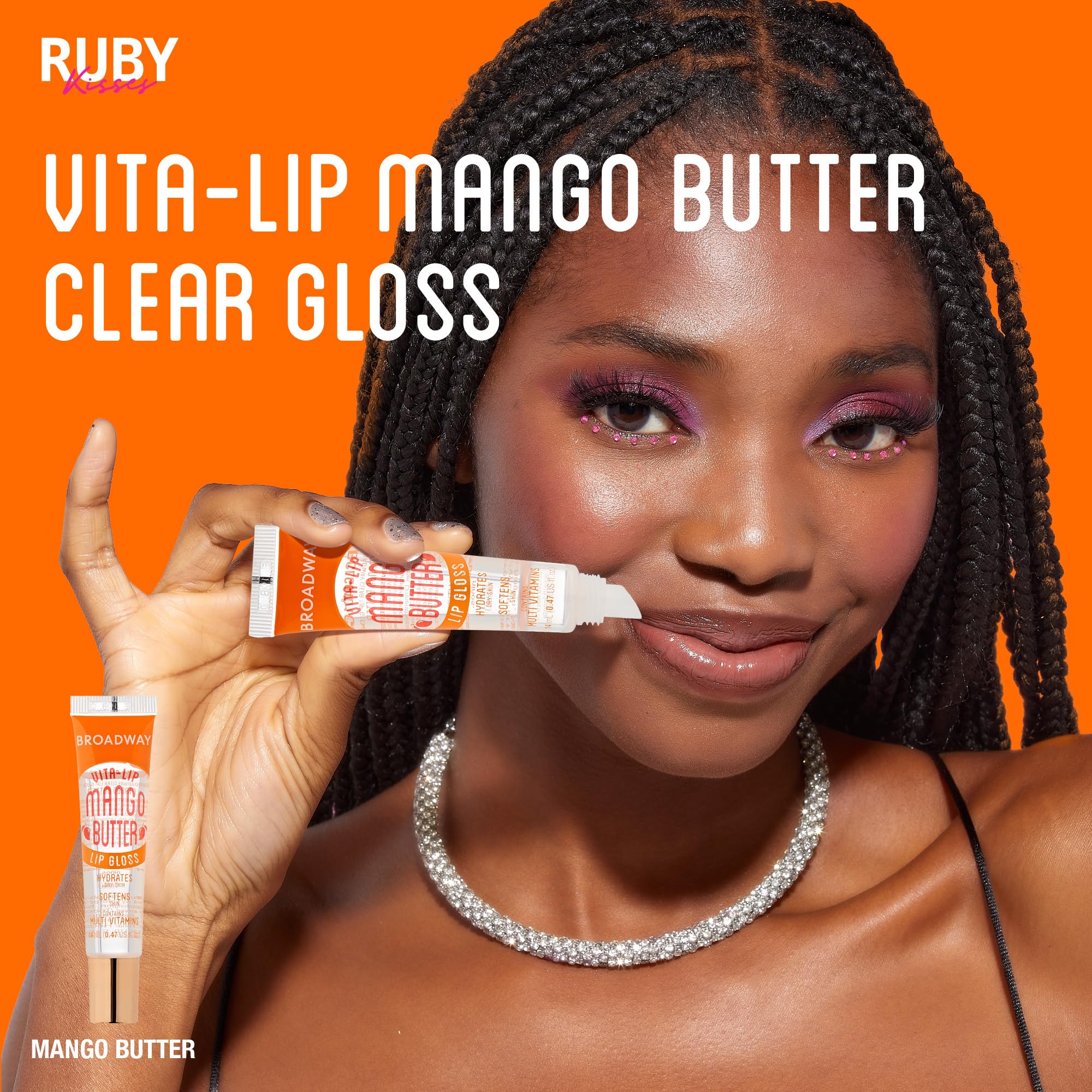 Ruby Kisses Broadway Vita-Lip paquete de 7 brillos versatiles
