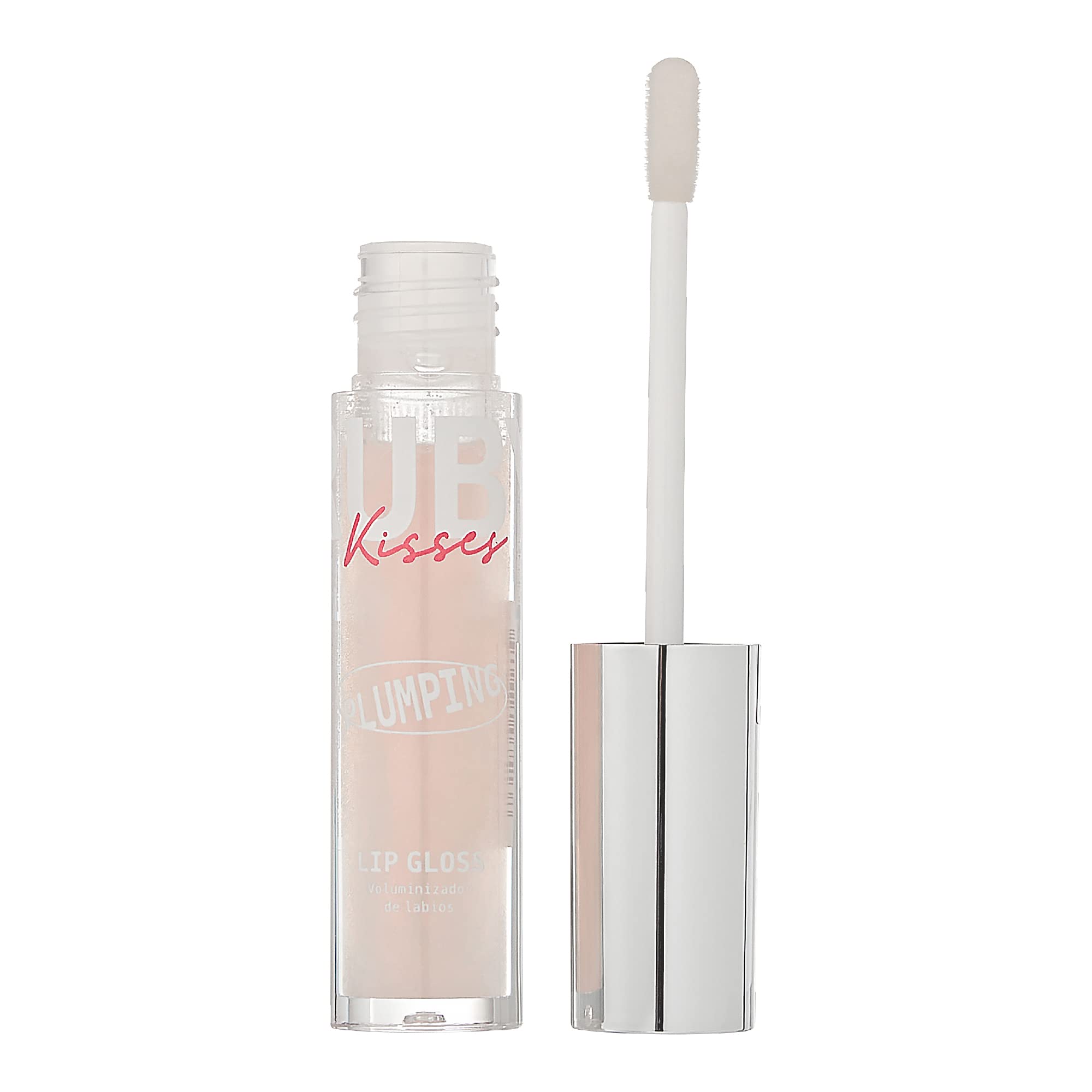 Aplicador de Ruby Kisses con brillo Dreamsicle para una aplicación suave.