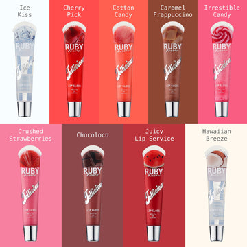 Ruby Kisses Jellicious mango manteca hidrata y suaviza labios
