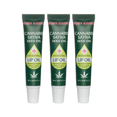 Ruby Kisses Labio hidratante en bote de aceite para labios suaves.