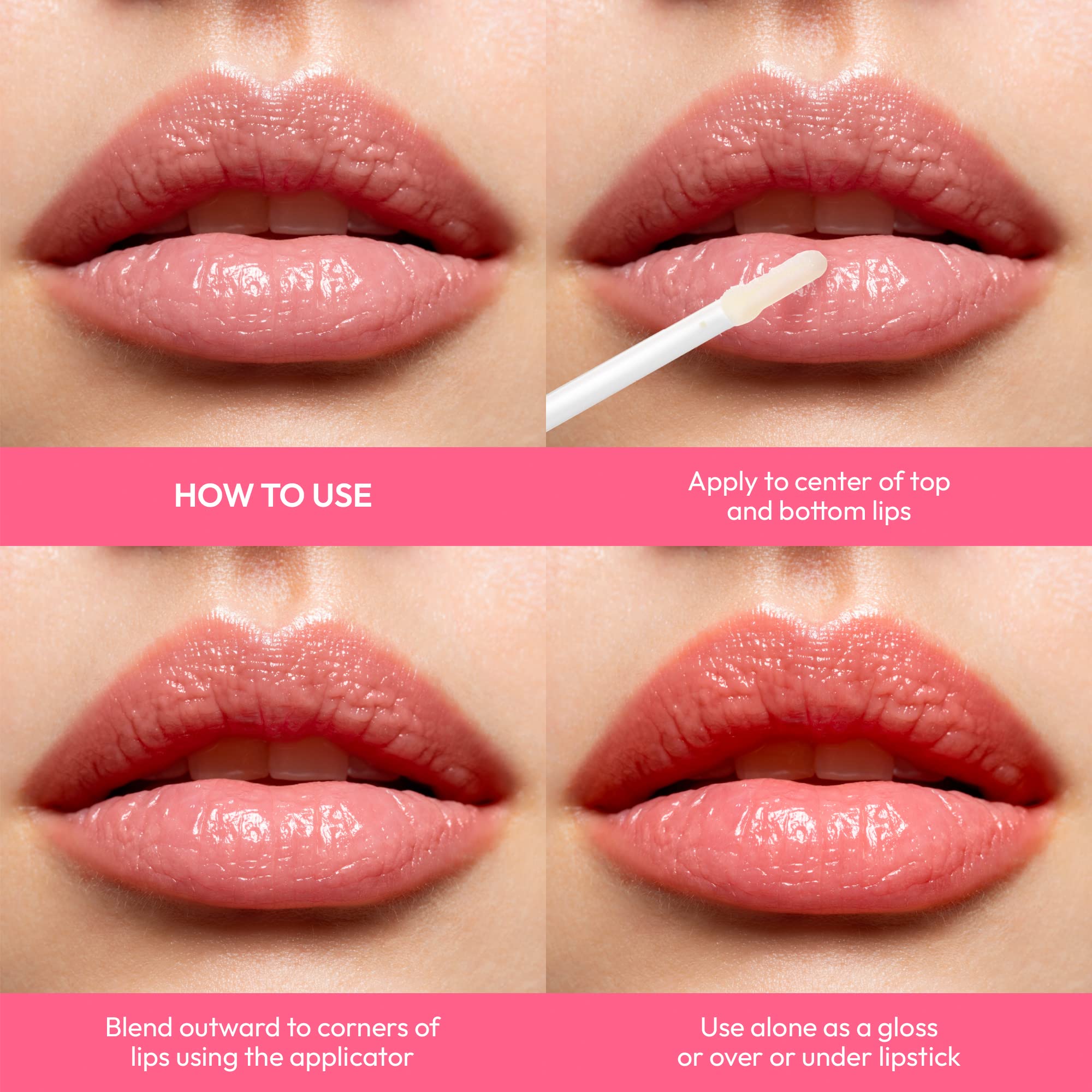 Ruby Kisses Volumizador Dreamsicle, color natural con acabado translúcido y brillante.