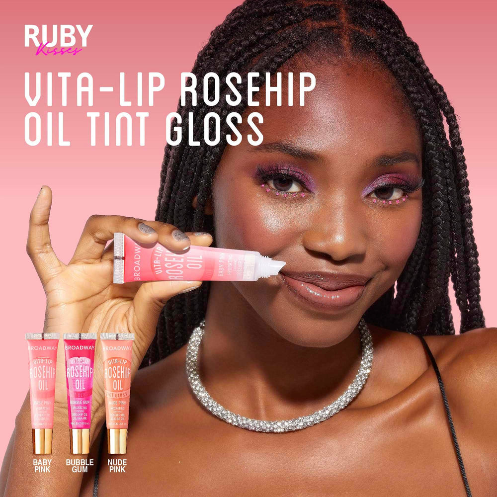 Fórmula con aceite de rosa mosqueta para hidratación del labio con Vita-Lip.