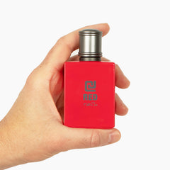 Frasco de Rue 21 CJ Red, diseño y presenta un aroma audaz.