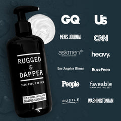 RUGGED & DAPPER cabello fino con más volumen visible gracias a la fórmula.