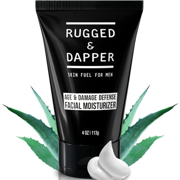 RUGGED & DAPPER crema facial para hombres con hidratación diaria en 4 oz para uso diario.