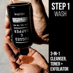 RUGGED & DAPPER Daily Power Scrub, textura suave lista para exfoliar