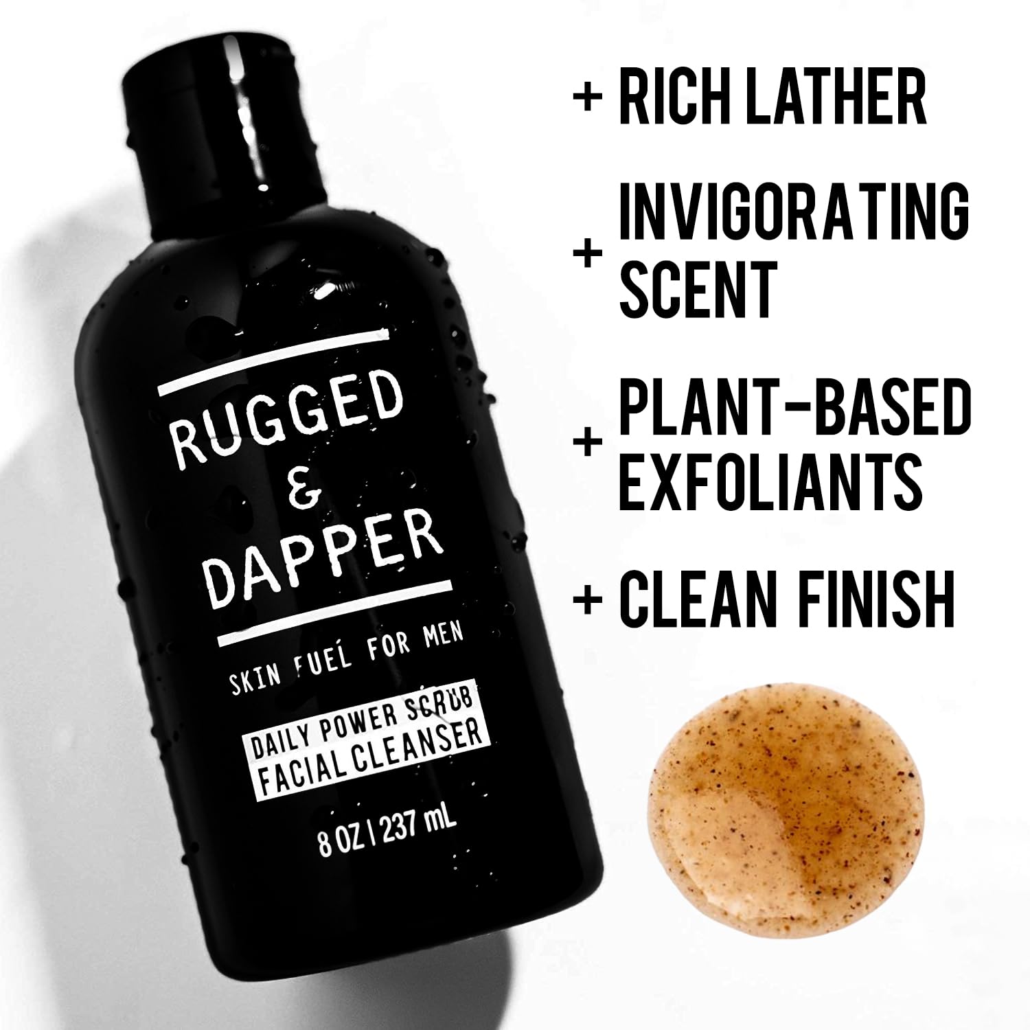 Rugged Dapper espuma cremosa lista para usar en la ducha