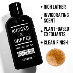 Rugged Dapper espuma cremosa lista para usar en la ducha